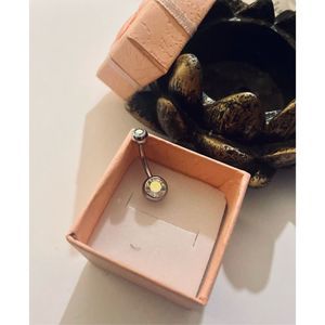 SAPPHIRE BELLY RING